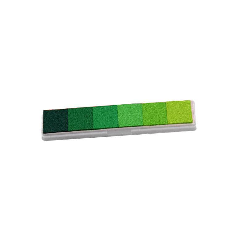 Gradient Color Ink Pad Inkpad Rubber Stamp Water Based Diy Finger Print 10 Colours - S5 Orange