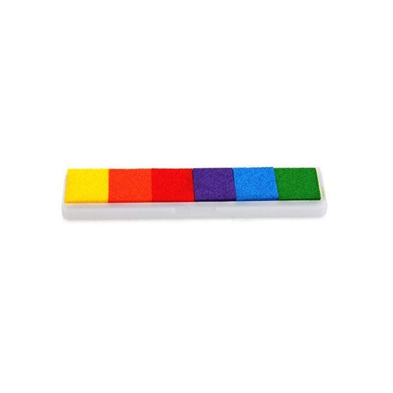 Gradient Color Ink Pad Inkpad Rubber Stamp Water Based Diy Finger Print 10 Colours - S5 Orange