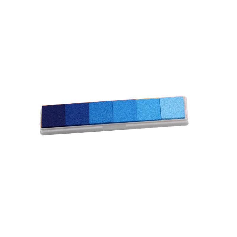 Gradient Color Ink Pad Inkpad Rubber Stamp Water Based Diy Finger Print 10 Colours - C1