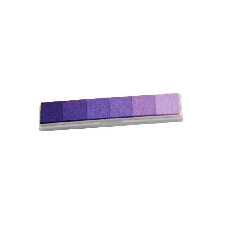 Gradient Color Ink Pad Inkpad Rubber Stamp Water Based Diy Finger Print 10 Colours - C2