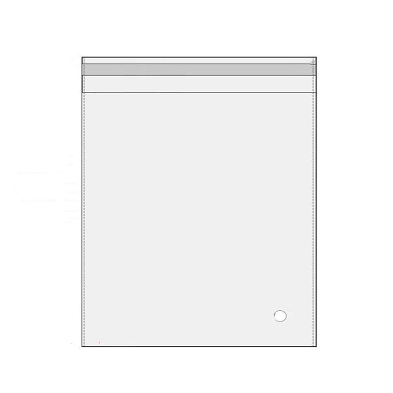 Multi-size Clear Self-Seal Cellophane Bags - Bulk Adhesive Opp - 8*10+2