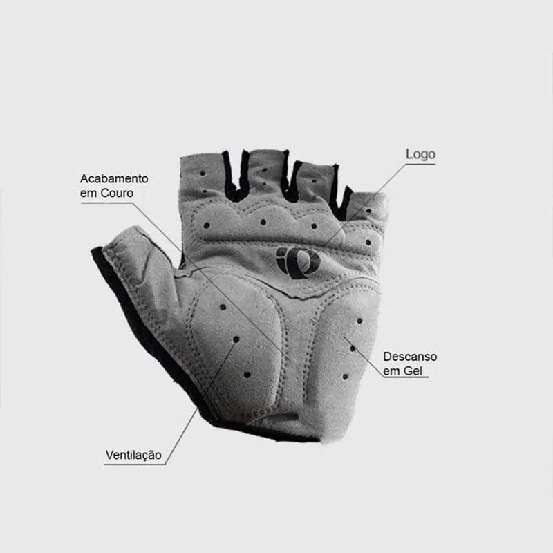XL Size Cycling Bicycle Half Finger Bike Gloves Unisex Anti Slip Padded - Grey