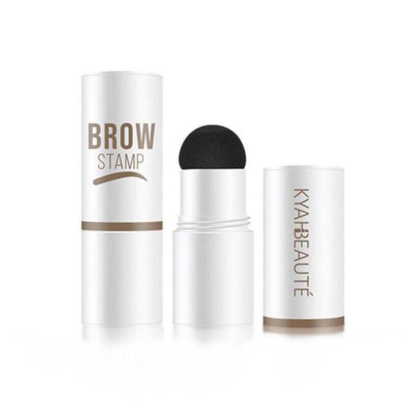 Eyebrow Shaping Kit Waterproof One Step Perfect Brow Stamp Stencils Makeup Set - Blonde