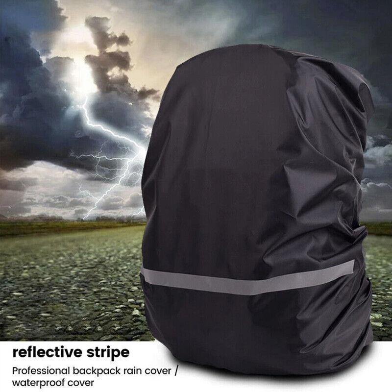 XS Outdoor Foldable Backpack WaterProof Rain Cover Rucksack Camping Travel Bag - Blue