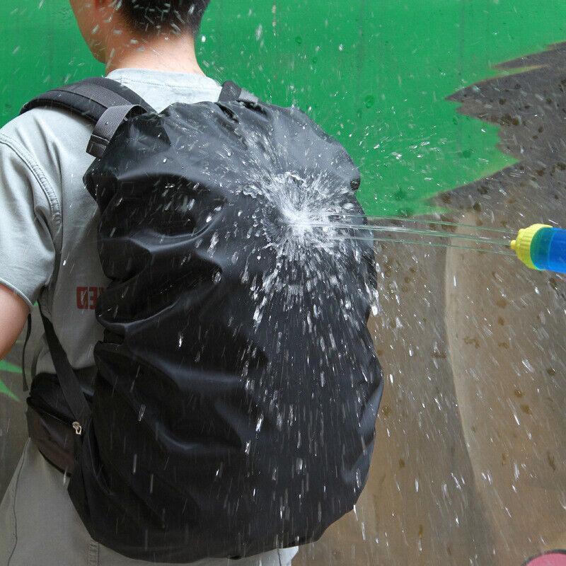 L Size Outdoor Foldable Backpack WaterProof Rain Cover Rucksack Camping Travel - Green