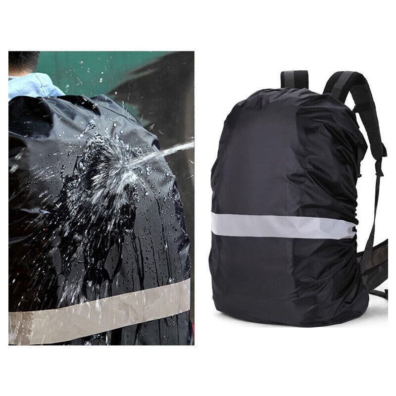 XS Outdoor Foldable Backpack WaterProof Rain Cover Rucksack Camping Travel Bag - Orange
