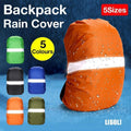 L Size Outdoor Foldable Backpack WaterProof Rain Cover Rucksack Camping Travel - Orange