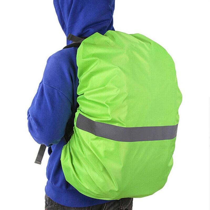 L Size Outdoor Foldable Backpack WaterProof Rain Cover Rucksack Camping Travel - Orange