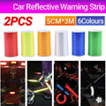 3m Reflective Warning Tape Adhesive Sticker Roll for Car Truck Strip Marking Use - Yellow