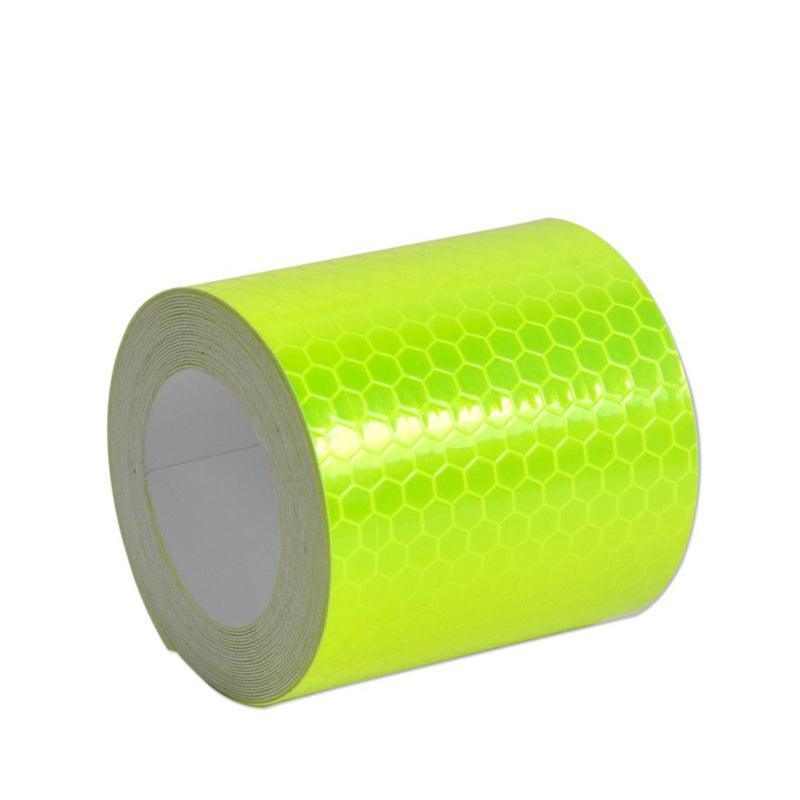 3m Reflective Warning Tape Adhesive Sticker Roll for Car Truck Strip Marking Use - Yellow