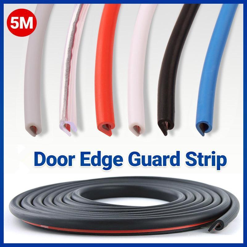 5m Car Door Edge Protector Strip Anti-Scratch Protection Rubber Trim Seal - Clear