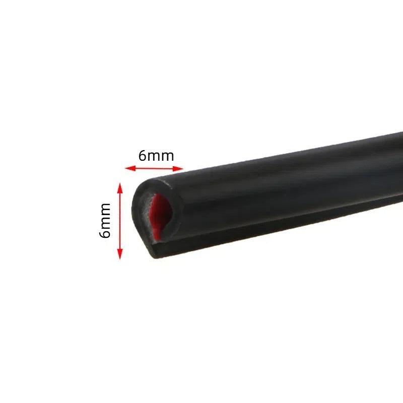 5m Car Door Edge Protector Strip Anti-Scratch Protection Rubber Trim Seal - Clear