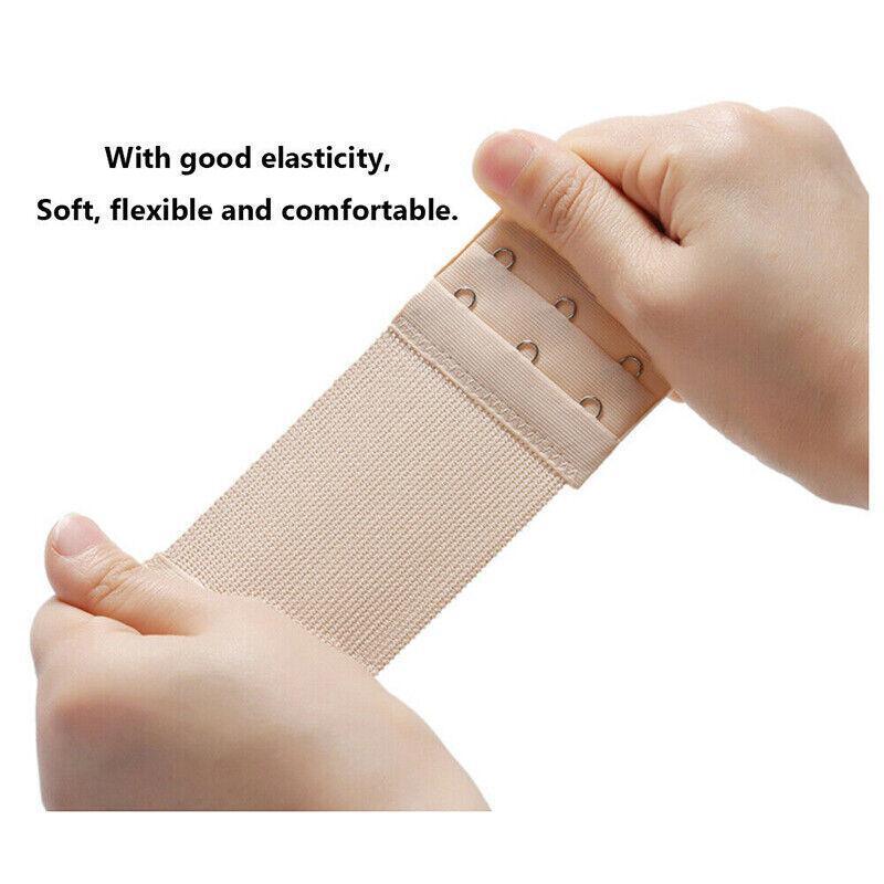 4 Hooks Underwear Extension Bra Buckle Bra Extender Hook Brassiere Strap - Red