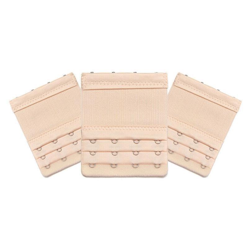 4 Hooks Underwear Extension Bra Buckle Bra Extender Hook Brassiere Strap - Red