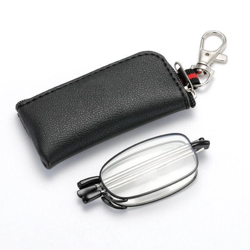 Universal Folding Reading Glasses Magnify Presbyopic Case Unisex 1.5 2 2.5 - +1.5