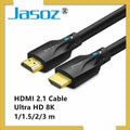 Jasoz 8K Ultra Hd Premium Hdmi Cable V2.1 3D High Speed Braided Ethernet 1 2 3M - 1.5 m