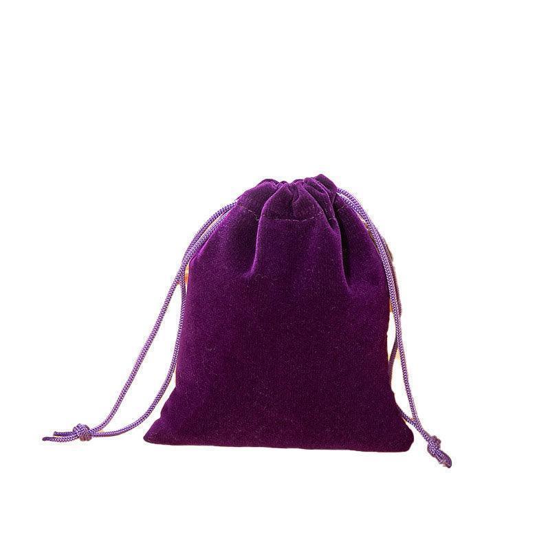 50X Small Velvet Cloth Drawstring Bags Gift Bag Jewelry Ring Pouch Earring Favor 7x9 - Pink
