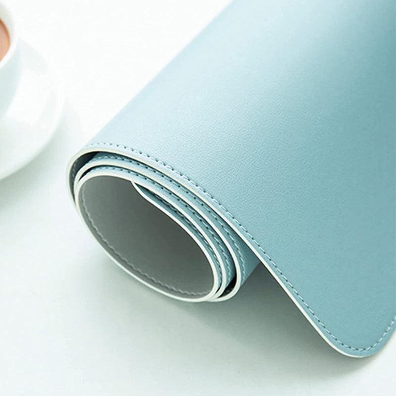 60*30Cm Leather Mouse Pad Gaming Waterproof Mousepad Desk Mat Anti-Slip Rubber - Pink