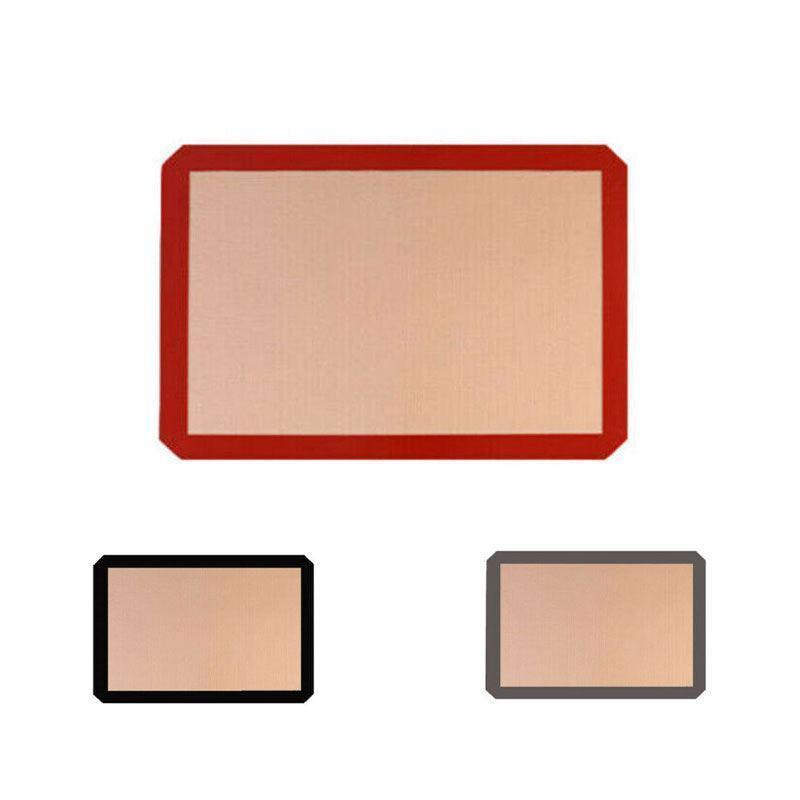 Silicone Baking Mat Non Stick Reusable Sheet for Pastry Dough Cookie Oven Bakeware - Grey 2PCS(2*60X40CM)