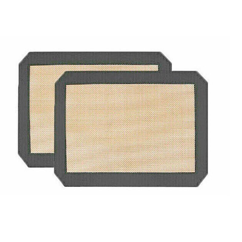 Silicone Baking Mat Non Stick Reusable Sheet for Pastry Dough Cookie Oven Bakeware - Grey 4PCS(2*30X21+2*42X29.5CM)