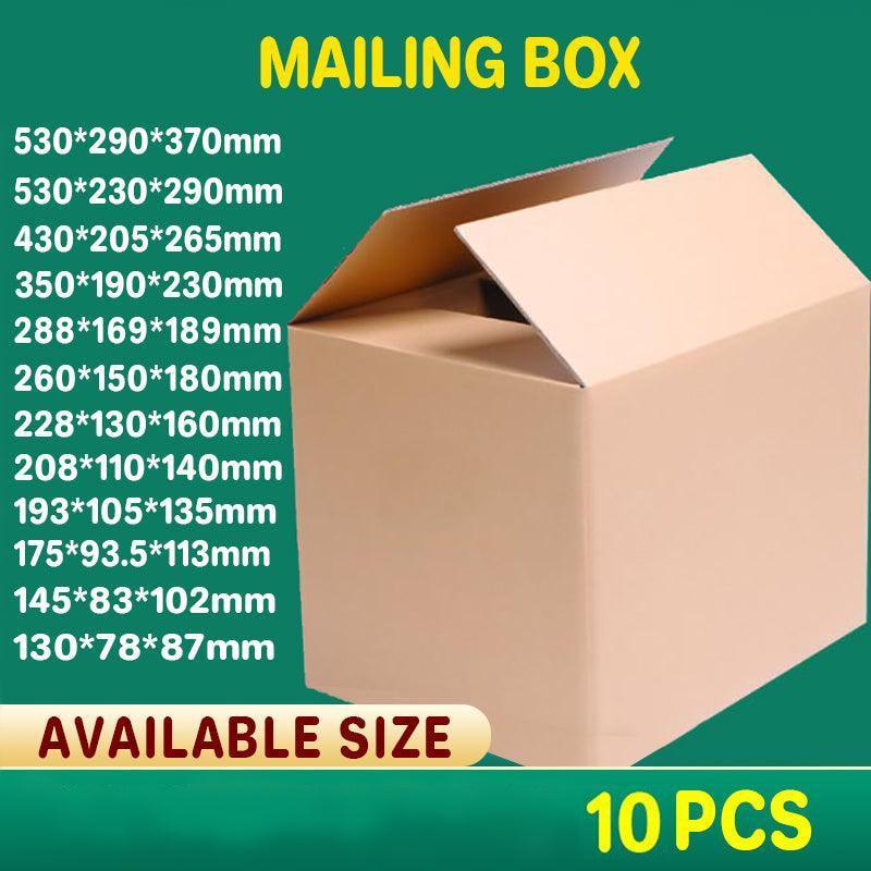 3-Layer Mailing Box Carton Small Medium Large Cardboard Parcel Boxes - Carton - 288x169x189mm
