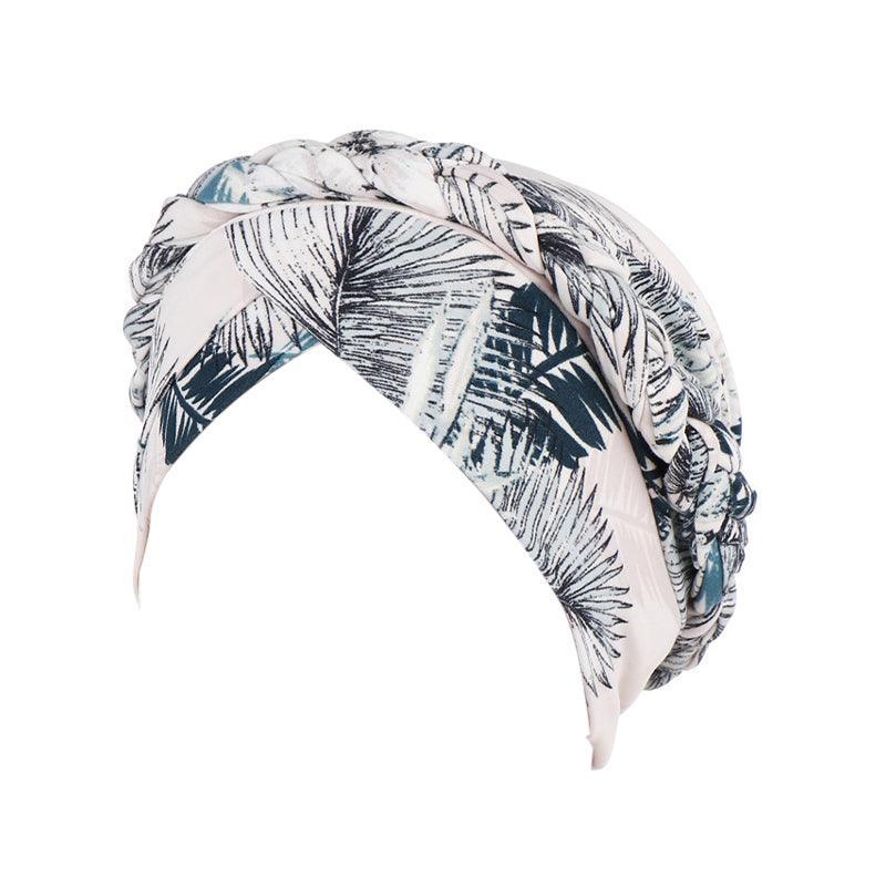 Women Floral Turban Head Wrap Cap Comfortable Chemo Headscarf Headwear - Pink