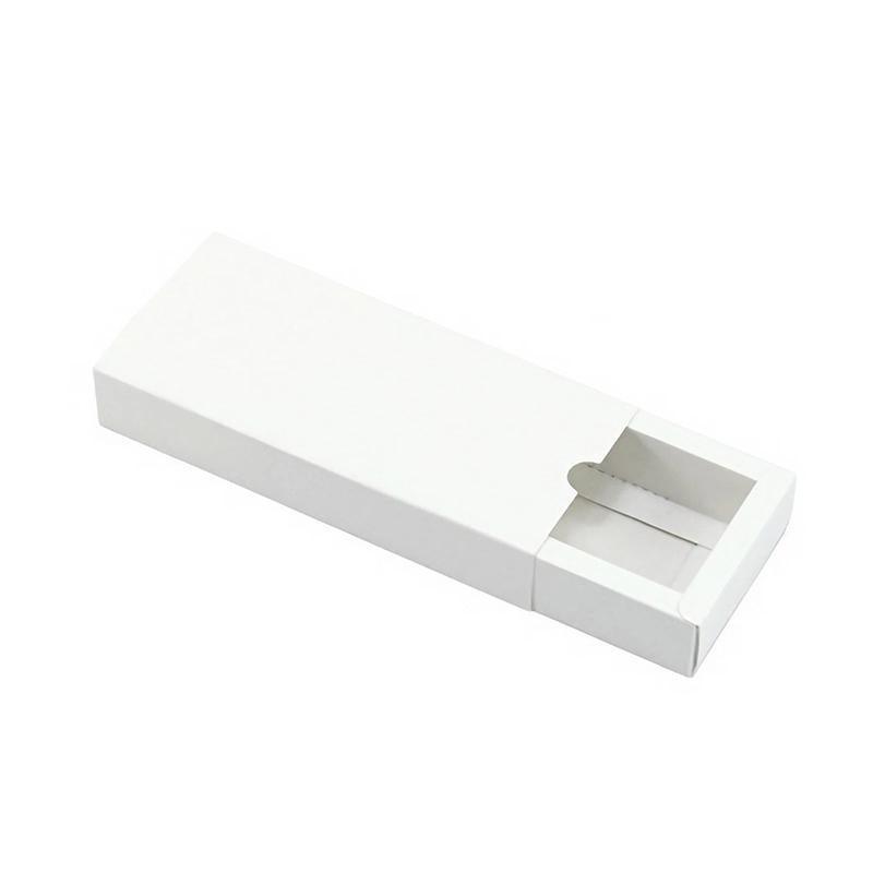 100PCS DIY Paper Box Drawer Type Jewelry Packing Box Tea Gift Cosmetics White - 17*8*3.5cm