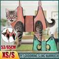 Small Pet Grooming Sling Hammock Dog Cat Restraint Bag Trimming Light Green - S