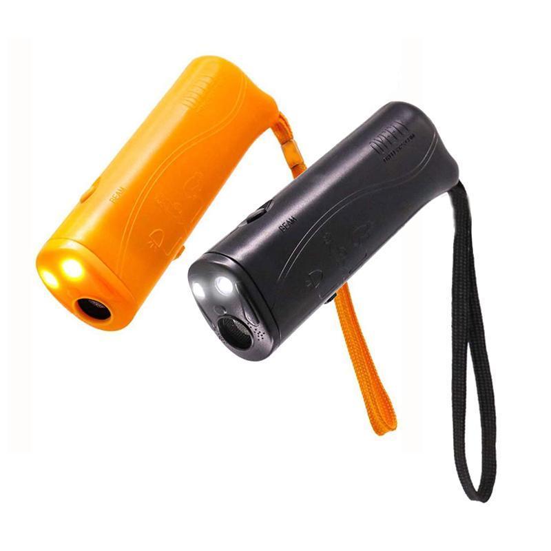 Ultrasonic Dog Barking Control Anti Bark Device Stop Repeller Train Tool Trainer - Black