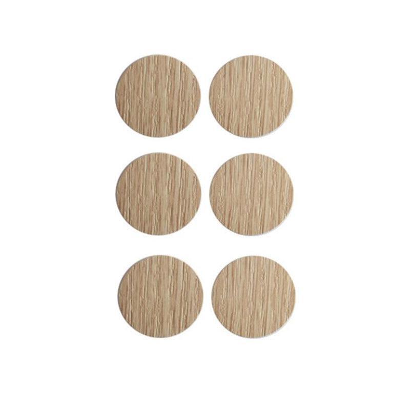 54 X Self Adhesive Decorative Screw Cover Caps Holes Cams Furniture Kitchen 20mm - PC 002
