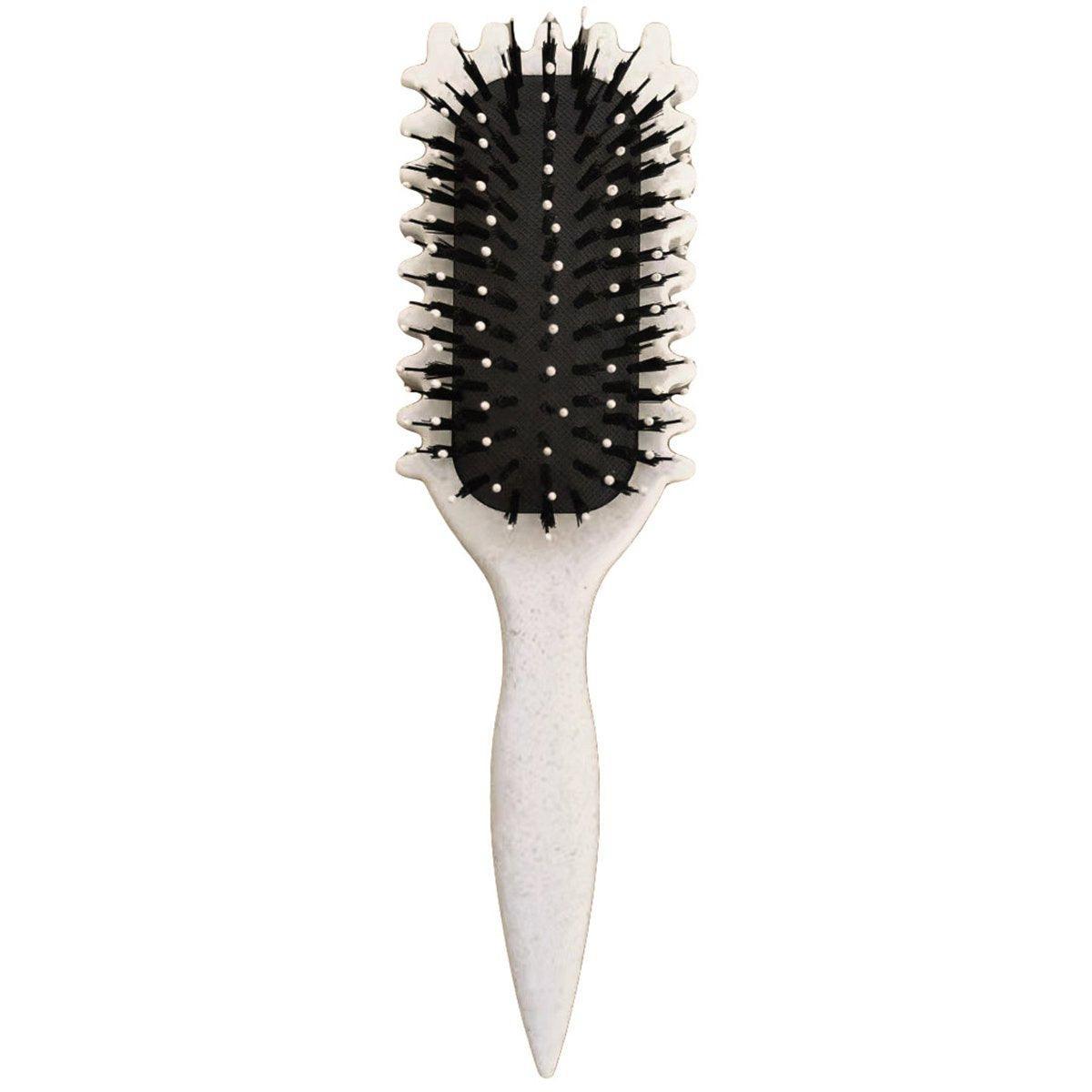 Bounce Curl Defining Styling Brush Air Cushion Comb for Hair Care and Styling - Red