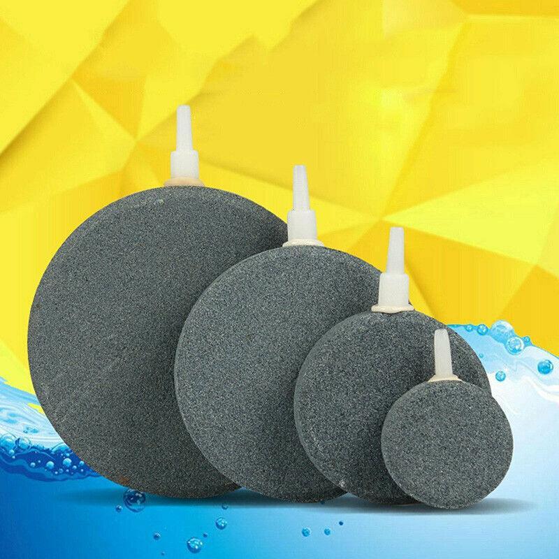 Round Air Stone Disk Bubble Diffuser Airstone Hydroponics Aquarium Fish Tank - 10cm