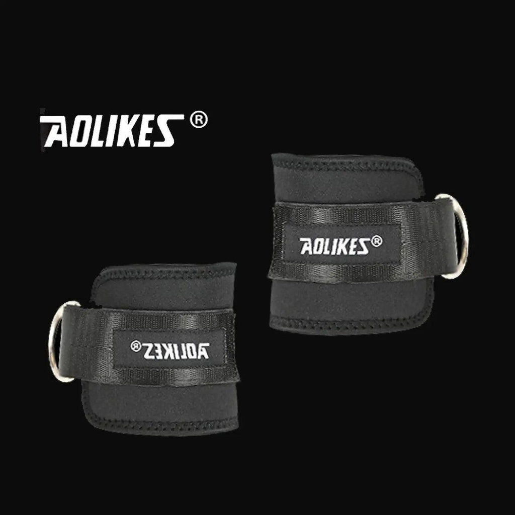 Aolikes Weight Lifting Ankle D-Ring Strap Cable Kickbacks Attachment Gym Leg - Right