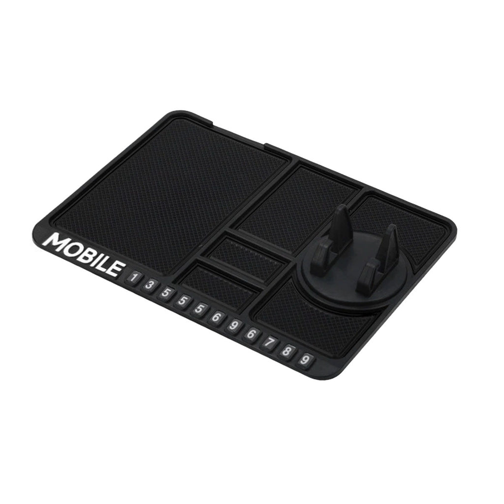 Car Mobile Phone Holder Dashboard Mount Mat Non Slip Grip Stand Anti-Slip Pad - Red