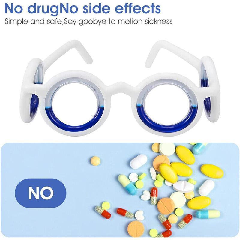 New Anti Motion Sickness Glasses Anti Dizziness Nausea Seasickness Glasses
