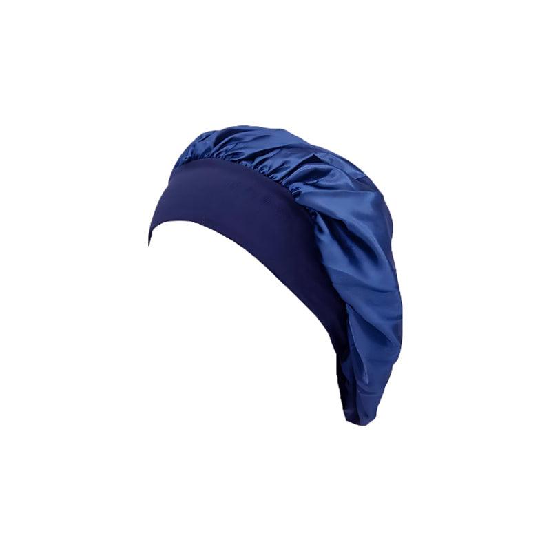 Sleeping Bonnet Hair Wrap Silk Satin Cap Women Elastic Night Soft Hat Headwear - Pink