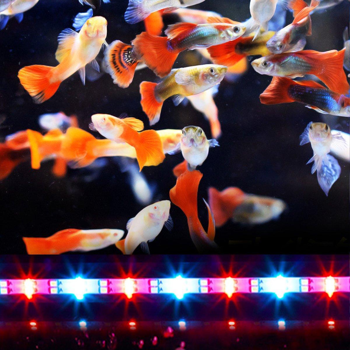 Aquarium Fish Tank Light LED Waterproof Full Spectrum Aqua Lamp RGB - 67cm 106Led