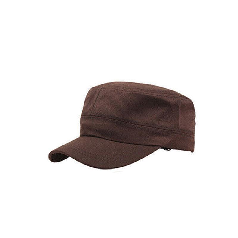 Army Plain Hat Classic Cadet Field Military Cap Style Patrol Baseball Adjustable - Navy