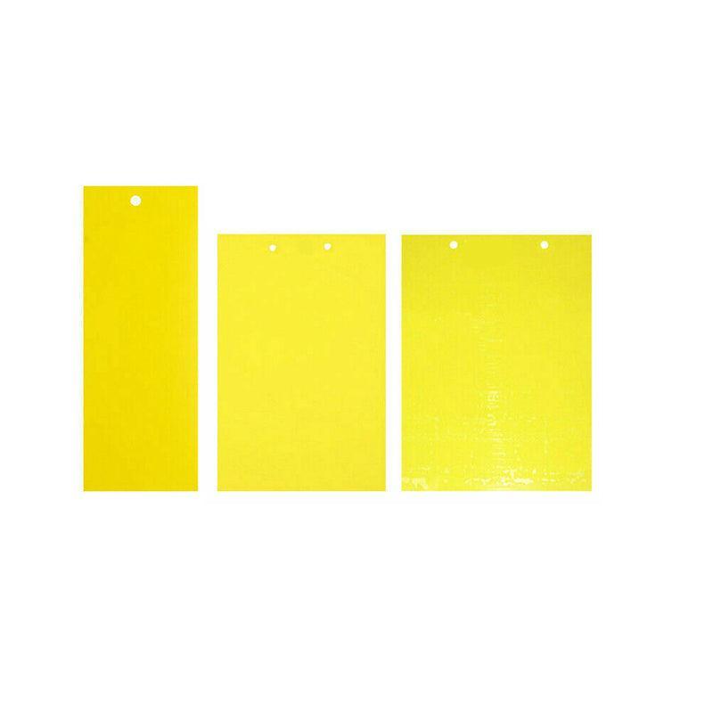 10PCS Yellow Sticky Paper Insect Trap Catcher Killer Fly Aphids Wasp - 25x10cm