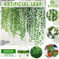 12 X 2M Artificial Ivy Vine Fake Foliage Flower Hanging Leaf Garland Plant Party - Begonia Leaves