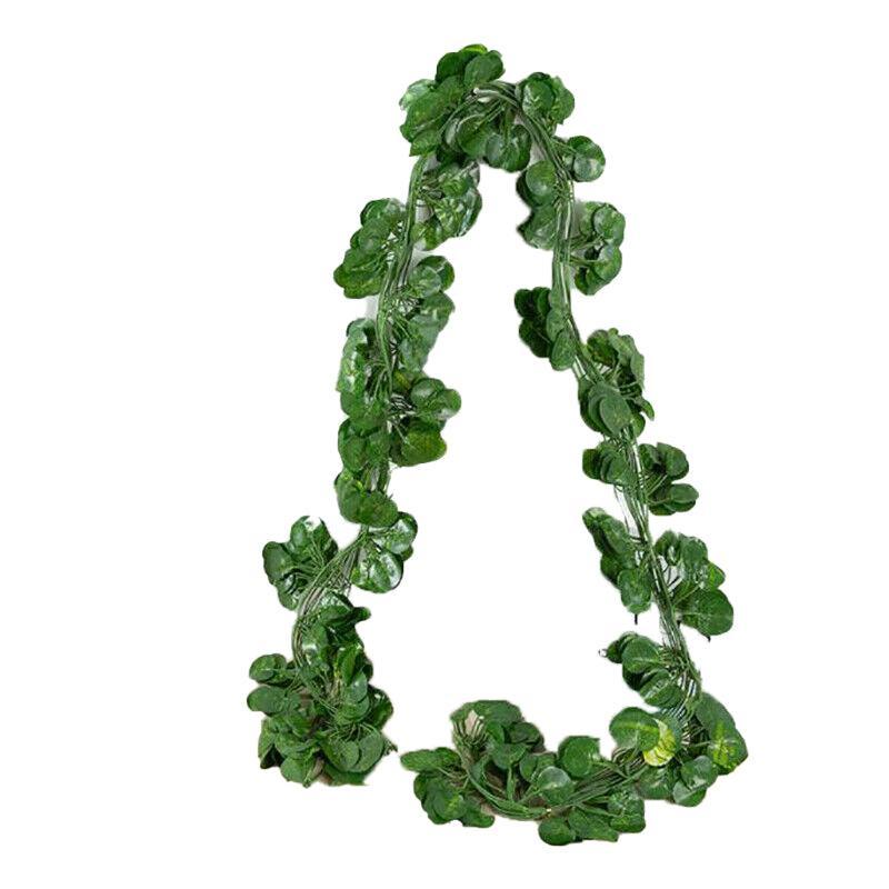 12 X 2M Artificial Ivy Vine Fake Foliage Flower Hanging Leaf Garland Plant Party - Scindapsus Leaves