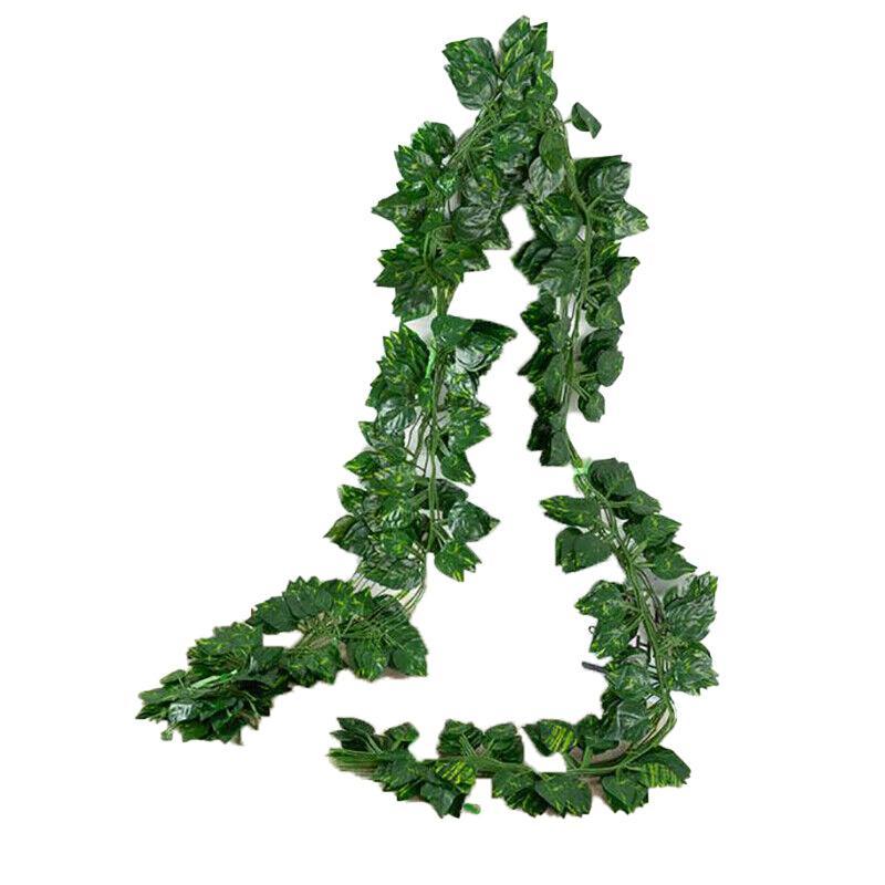12 X 2M Artificial Ivy Vine Fake Foliage Flower Hanging Leaf Garland Plant Party - Watermelon Leaves