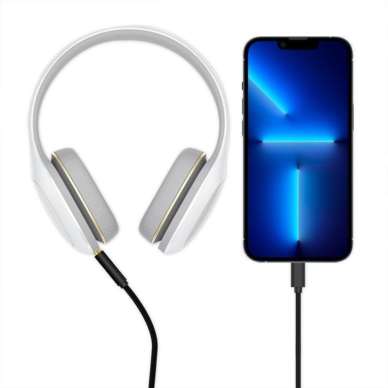Lightning to 3.5mm Aux Audio Cable Adapter for Car Speaker Headphone Sound System - Pink