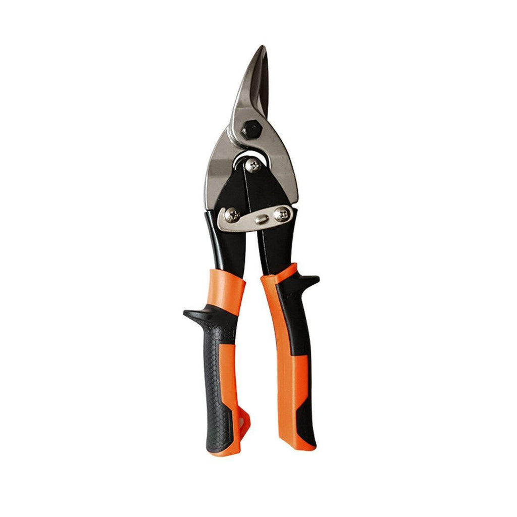 250mm Aviation Tin Snip Heavy Duty Metal Cutting Shears Industrial Scissors Tool - Straight scissors