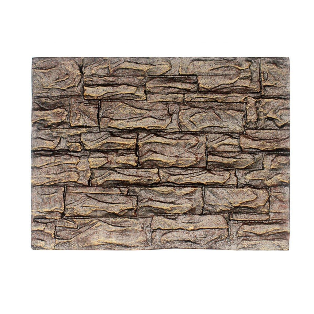 Pet Reptile Tank Board 3D Foam Backgrounds and Habitat Decoration 9 Styles - E