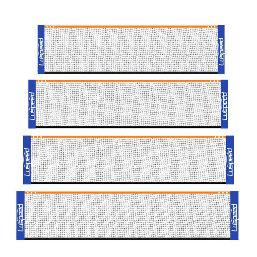 Portable Outdoor Badminton Net Set Easy Setup Adjustable Height Sports Equipment - 4.1M