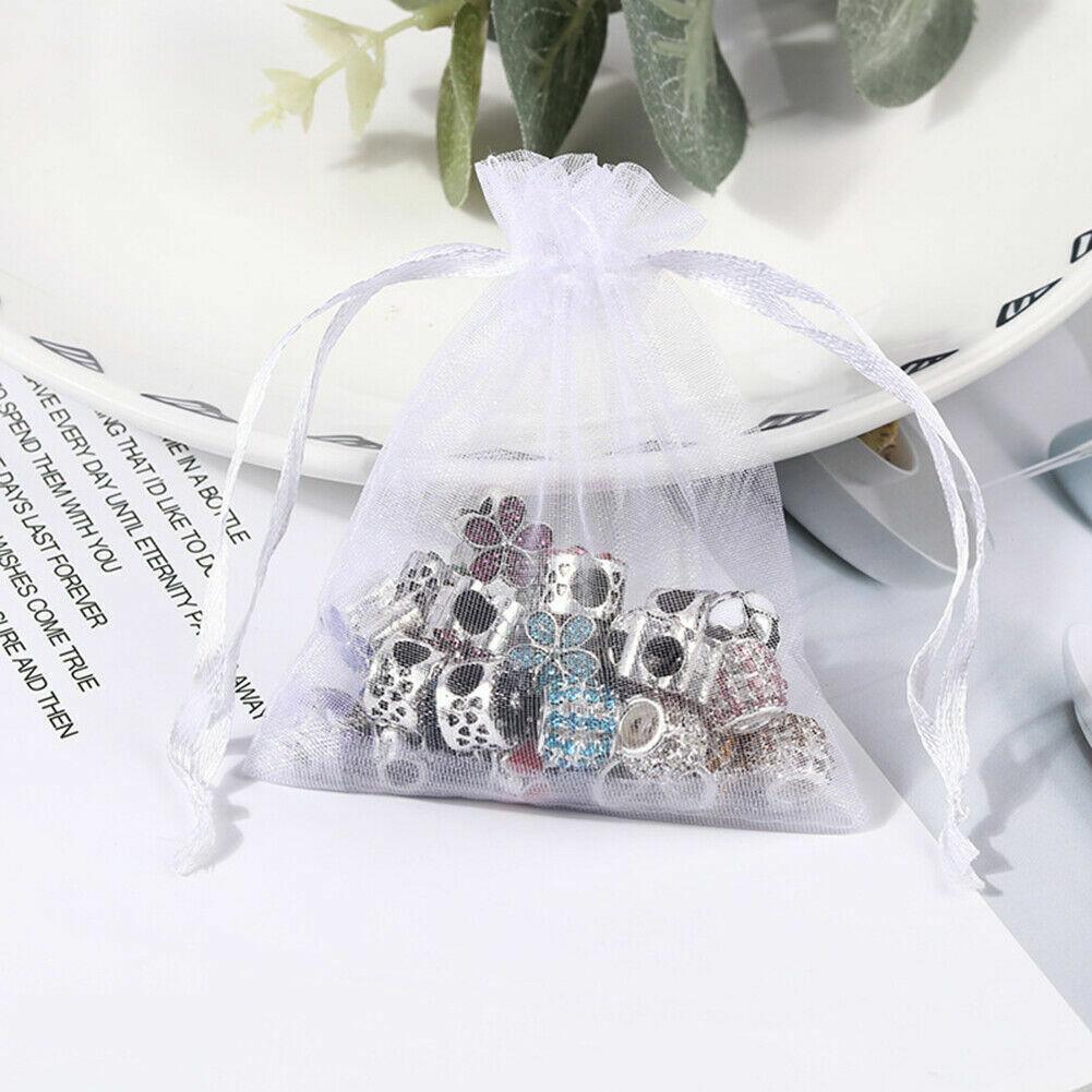 Organza Bag Sheer Bags Jewellery Wedding Candy Packaging Sheer Bags 10*15 cm - Gold
