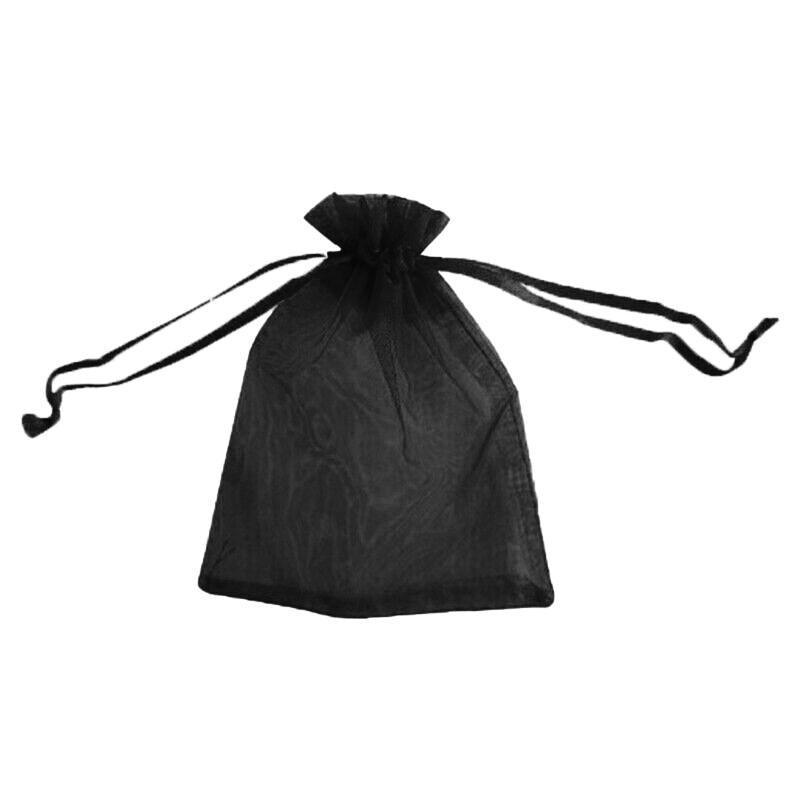 50PCS Organza Bag Sheer Bags Jewellery Wedding Candy Packaging Sheer Bags 10*15 cm - Pink/50PCS