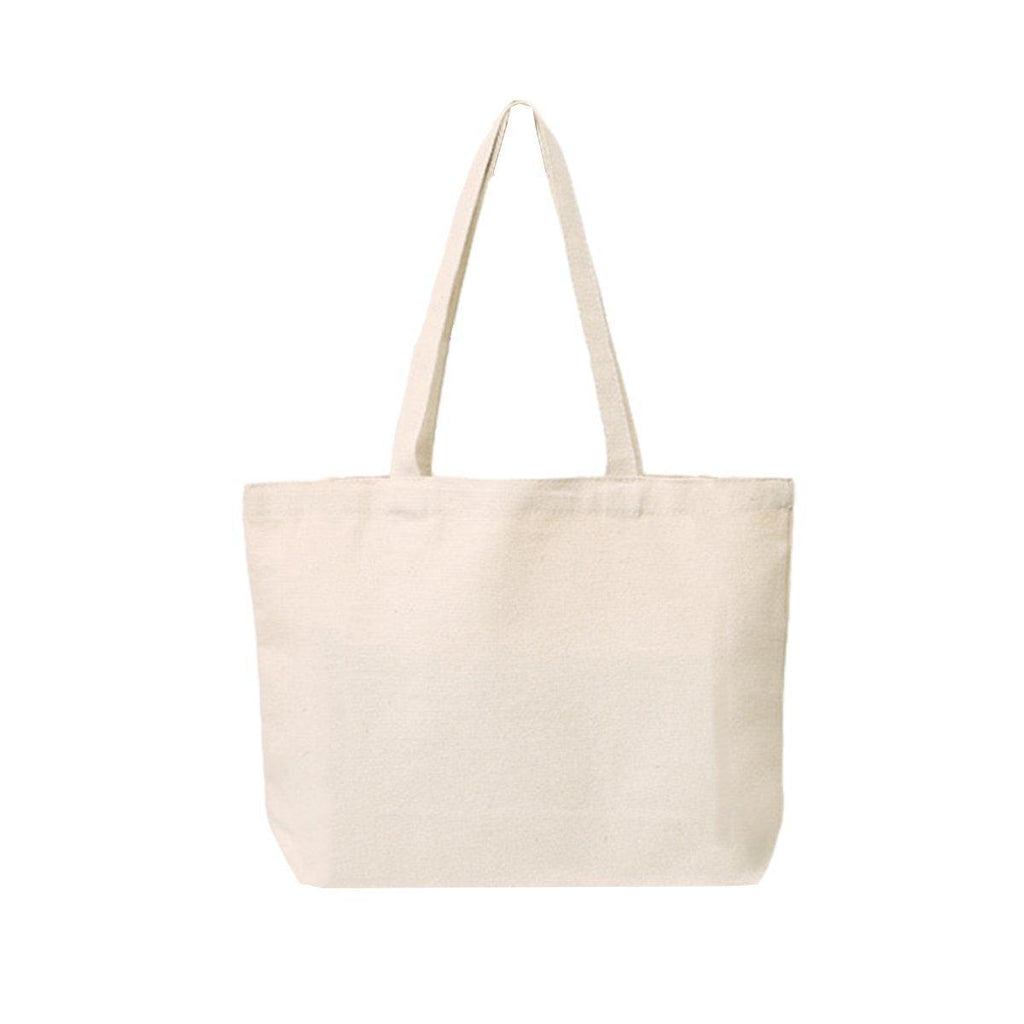 5PCS Canvas Tote Bag Cotton Blank DIY Shopping Shoulder Bags - White 35*40cm
