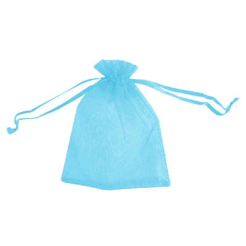 50 pcs Organza Bag Sheer Bags Jewellery Wedding Candy Packaging Sheer Bags 7*9 cm - Gold/50PCS